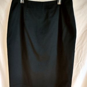 INC Size 6 Black Pencil Skirt